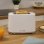 Broodrooster Briebe TA1169WHT 2 brede sleuven 870 W 7 bruiningsstanden Wit en zilver