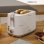 Broodrooster Briebe TA1169WHT 2 brede sleuven 870 W 7 bruiningsstanden Wit en zilver