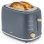 Broodrooster Briebe TA1166GRY 2 brede sleuven 870 W 6 bruiningsstanden ontdooien opwarmen matgrijs