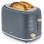 Broodrooster Briebe TA1166GRY 2 brede sleuven 870 W 6 bruiningsstanden ontdooien opwarmen matgrijs