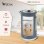 Grille-pain Briebe SKT1167GRY 2 fentes larges 870 W 6 niveaux de brunissage Gris