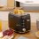 Briebe SKT1177BLK Broodrooster 2 Brede Sleuven 870W 6 Bruiningsstanden Zwart met 2,3 L Fluitketel