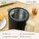 Briebe SKT1167BLK broodroosterset 2 brede sleuven 870 W 6 standen waterkoker 1,7 L