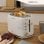 Set Petit-déjeuner Briebe SKT1167WHT Tostadora 2 Tranches Blanc + Bouilloire 1,7 L 2200W