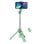 Pau de selfie Celly CLICKSFSTICKGN Bluetooth Verde tripé telescópico 170 cm