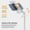Tripé Ulanzi Tt88 Magnético 145 cm Selfie Stick Mando Branco