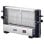 Grille-pain Elco PT-1082 4 tranches noir acier inoxydable 750 W