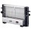 Elco PT-1082 broodrooster 4 sneetjes 1 lange sleuf 750 W zwart rvs