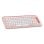 Teclado Logitech POP Icon scissor Layout IT Bluetooth rosa rato incluído