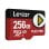MicroSD Lexar LMSXPS0256G-BNNNG 256GB UHS-I U3 V30 900MBs Rot Schwarz