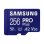 Carte MicroSDXC Samsung MB-MD256S 256GB UHS-I V30 A2 Bleue Haute Vitesse