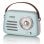 Radio Haeger RB-BLU.002A Portatile FM 5W Bluetooth USB-C Turchese