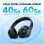 Auriculares Soundcore Q20i com fio e Bluetooth para chamadas e música brancos