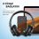 Auricolari Soundcore Q20i con cavo e Bluetooth per chiamate e musica, microfono integrato, bianchi