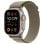 Apple Watch Ultra 2 GPS 4G NFC 49mm OLED Titane Olive S Étanche IP6X SpO2 Pulsomètre