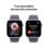 Apple Watch Series 11 GPS NFC 46mm OLED Aluminium Silber Lila S/M IP6X SpO2 Herzfrequenz