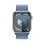 Apple Watch Series 9 GPS + Cellular Bluetooth 4G NFC GPS 45mm Retina OLED Argent Bleu Taille Unique IP6X SpO2