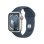 Apple Watch Series 9 GPS + Cellular 4G LTE 41mm Retina OLED Argent Bleu S/M IP6X SpO2 ECG
