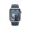 Apple Watch Series 9 GPS + Cellular 4G LTE 41mm Retina OLED Argent Bleu S/M IP6X SpO2 ECG