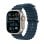 Apple Watch Ultra 2 GPS + Cellular 49mm OLED Titane Bleu Taille Unique Étanche IP6X SpO2 Pulsomètre