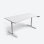 Mesa Gaming Arozzi XXL 160cm Fibra de madera Motor dual cableado blanco