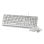Teclado NGS CocoaKitWhiteFrench membrana layout FR con ratón óptico USB