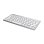 Clavier Trust 24651 compact sans fil Bluetooth switches ciseaux QWERTY US argent