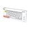 Clavier Trust 24651 compact sans fil Bluetooth switches ciseaux QWERTY US argent