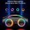Altavoces Cool Portátil Bluetooth 30W con lector USB, SD y luces LED RGB