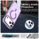 Funda para móvil Cool Colorful magnética violeta para iPhone 17 Pro / 18 Pro