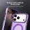 Funda para móvil Cool Colorful magnética violeta para iPhone 17 Pro / 18 Pro