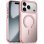 Funda para móvil Cool magnética de silicona rosa MagSafe para iPhone 17 Pro / 18 Pro