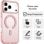 Funda para móvil Cool magnética de silicona rosa MagSafe para iPhone 17 Pro / 18 Pro