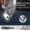 Coque Cool magnétique en silicone noire pour iPhone 17 Pro Max / 18 Pro Max