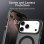 Coque Cool magnétique en silicone noire pour iPhone 17 Pro Max / 18 Pro Max