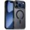 Coque Cool magnétique en silicone noire pour iPhone 17 Pro Max / 18 Pro Max