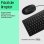 Conjunto Teclado e Rato HP Combo 225 de Membrana 100% Preto