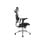 Chaise de bureau Equip 651050 dossier et assise en maille grise accoudoirs 3D