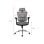 Chaise de bureau Equip 651050 dossier et assise en maille grise accoudoirs 3D