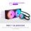 Refrigeración Líquida NZXT Kraken Core 240mm 2 Ventiladores RGB Multicolor