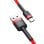 Cable para teléfono móvil Baseus CATKLF-U09 USB A a USB C 3 m negro rojo