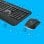 Teclado Logitech 920-008685 de membrana inalámbrico Layout US con ratón incluido