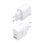 Cargador Aisens A110-0971 GaN 45W USB-C y USB-A QC3.0 Blanco