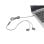 Auriculares Lenovo 110 con cable USB tipo A para oficina y call center gris nube