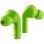 Auriculares Defender Twins 916 sem fios Bluetooth True Wireless uso diário Verde