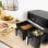 Friteuse à air Tefal Easy Fry Dual XXL EY942HE0 11L 2020W double cuve écran LCD