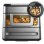 Airfryer Cecotec Cecofry Foodcourt 18000 Dubbele Mand Venster 18L 2700W Pizzasteen
