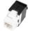 Módulo de conector de red Alantec MKB-U6-1 RJ-45 Hembra ABS Negro y Blanco