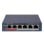 Switch Hikvision DS-3E1106P-EI 6 Puertos Fast Ethernet PoE Gestión Inteligente y Protección
