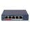 Switch Hikvision DS-3E1105P-EI/M 5 Puertos PoE 60W Gestionado Metal Compacto